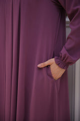 Esvina Abaya Dry Rose- ANM2316