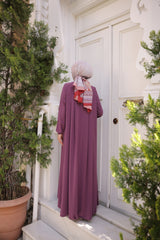 Esvina Abaya Dry Rose- ANM2316