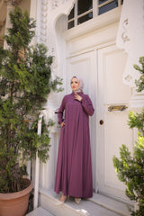 Esvina Abaya Dry Rose- ANM2316