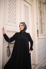 Esvina Abaya Black - ANM2316