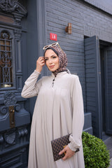 Esvina Abaya Beige- ANM2316