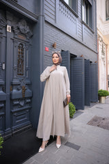 Esvina Abaya Beige- ANM2316