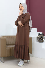 Abaya With Pleased Skirtchildren - ANM4001