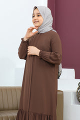 Abaya With Pleased Skirtchildren - ANM4001