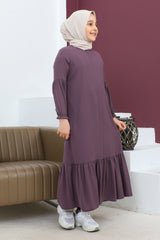 Abaya With Pleased Skirtchildren - ANM4001