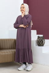 Abaya With Pleased Skirtchildren - ANM4001