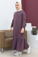 Abaya With Pleased Skirtchildren - ANM4001