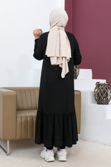 Abaya With Pleased Skirtchildren - ANM4001