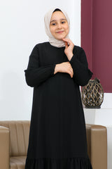 Abaya With Pleased Skirtchildren - ANM4001