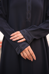 Anne Stone Embroidered-Navy Blue - ANM9005