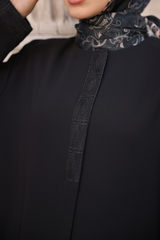 Anne Stone Embroidered-Navy Blue - ANM9005